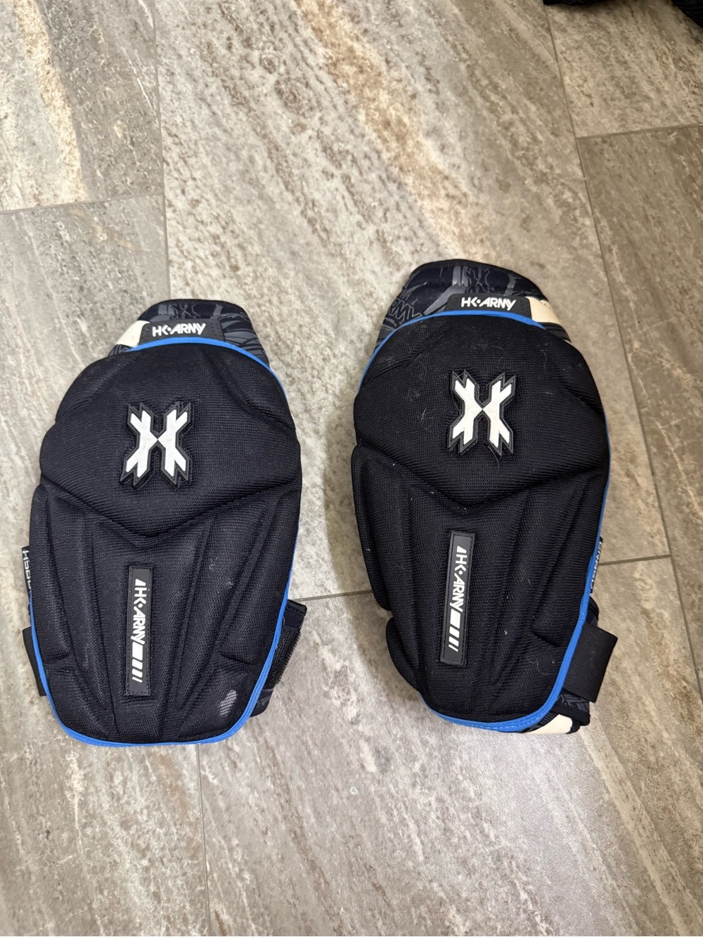 Hk army paintball Black and Blue Protective Knee Guards & elbow guards